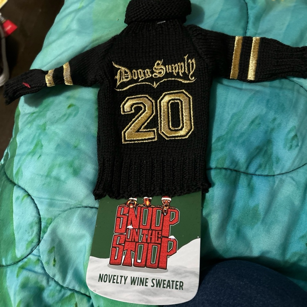 Snoop on the Stoop Wine Sweater